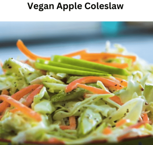 Vegan Apple Coleslaw