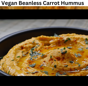Vegan Beanless Carrot Hummus