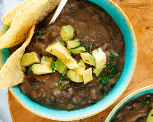 Vegan Black Bean soup