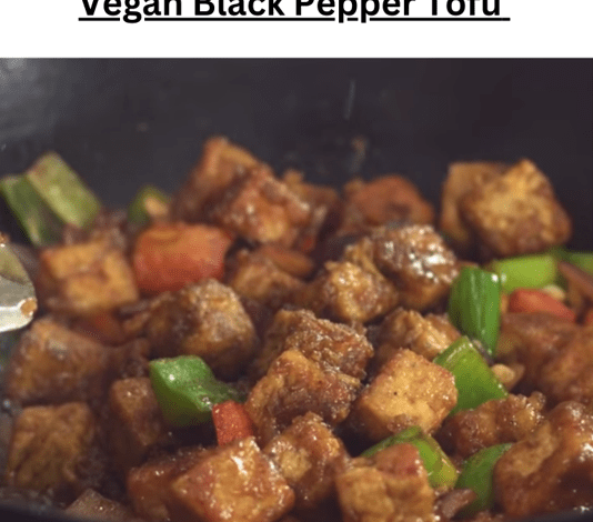 Vegan Black Pepper Tofu