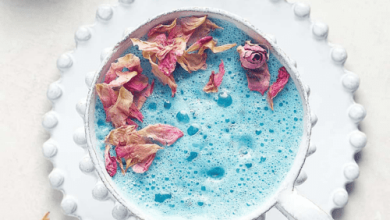 Blue Butterfly Pea Flower Latte