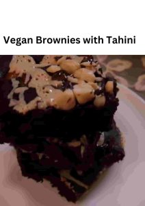 Vegan Brownies with Tahini