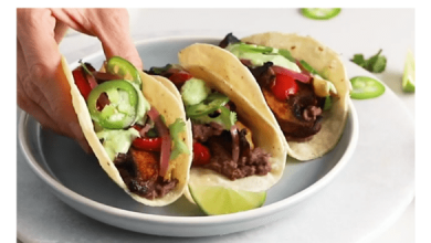 Vegan Chipotle Portobello Mushroom Tacos