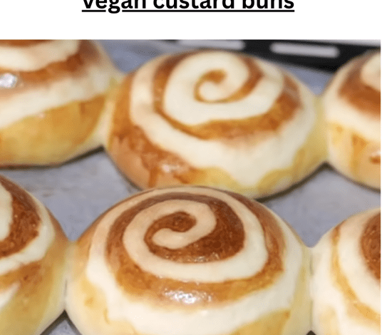 Vegan Custard Buns
