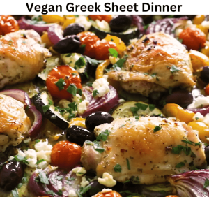 Vegan Greek Sheet Dinner