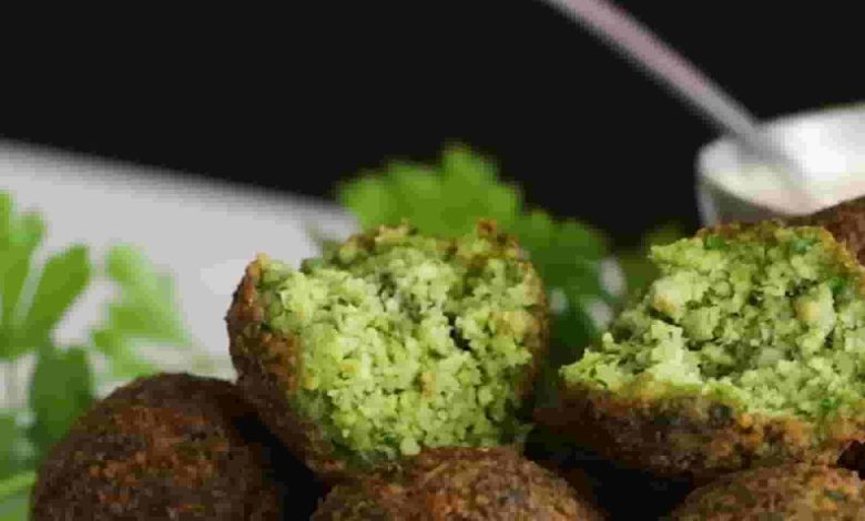 Vegan Green Falafel