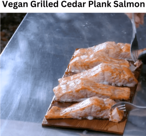 Vegan Grilled Cedar Plank Salmon