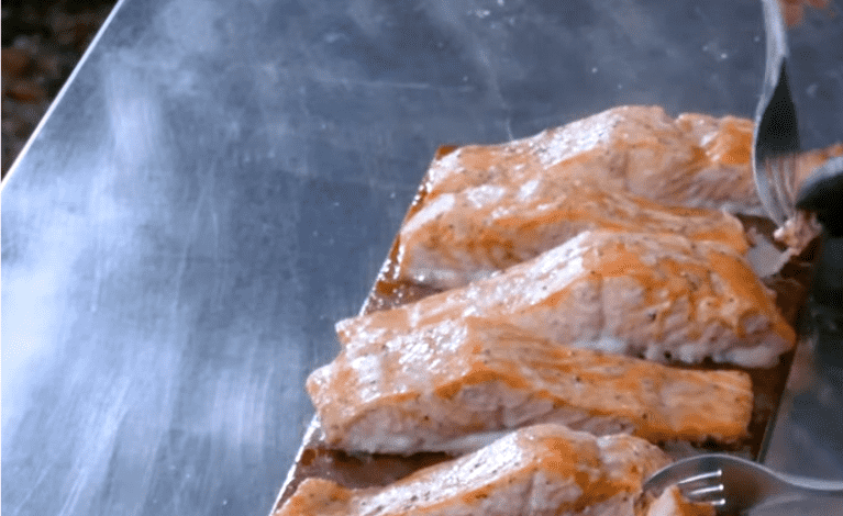 Vegan Grilled Cedar Plank Salmon