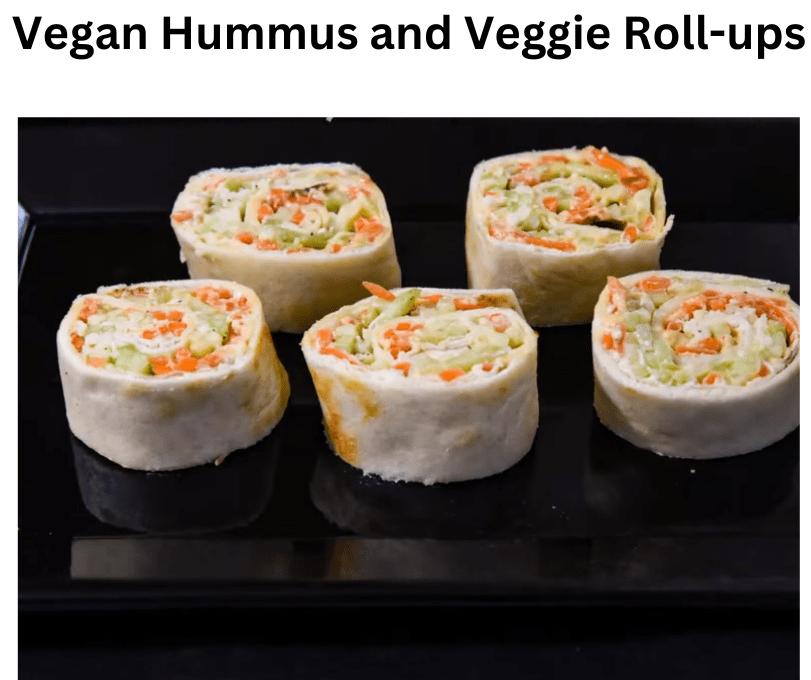 Vegan Hummus and Veggie Rollups vegan Dinner Cooking Ideas
