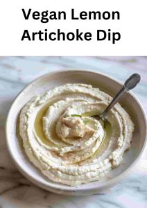 Vegan Lemon Artichoke Dip