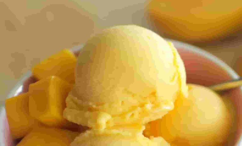 Vegan Mango Ice-cream