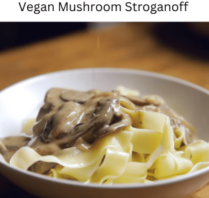 Vegan Mushroom Stroganoff1