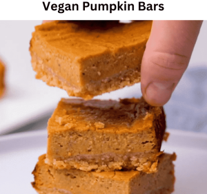 Vegan Pumpkin Bars