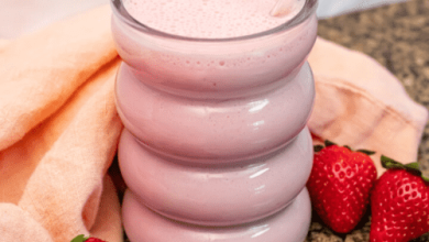 Vegan Strawberry Milk