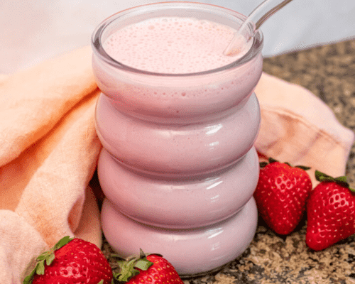 Vegan Strawberry Milk