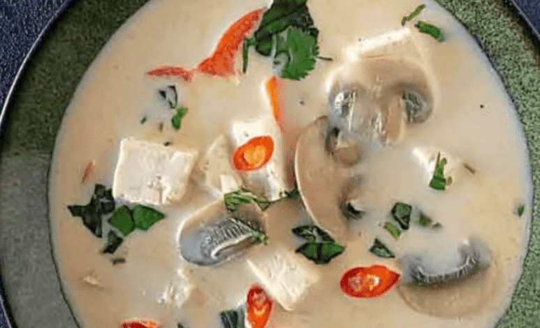 Vegan Tom Kha Soup