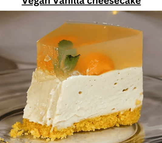 Vegan Vanilla Cheesecake